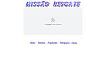 Tablet Screenshot of missaoresgate.org.br